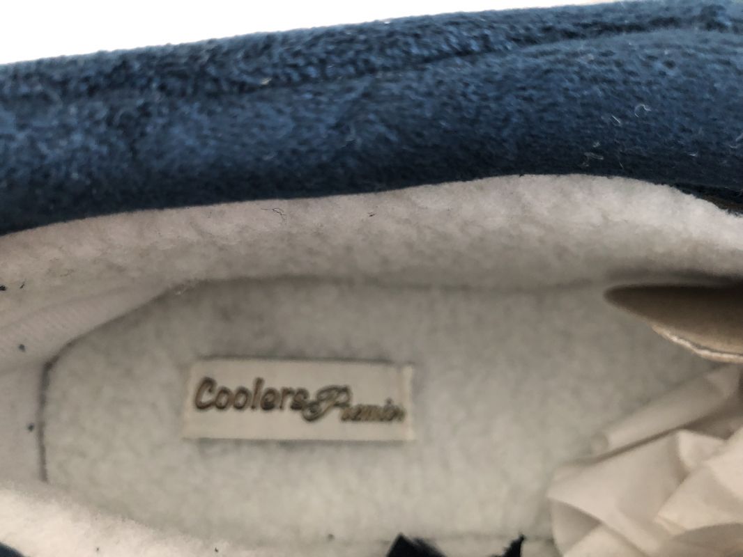 Coolers Premier Navy Wider Fit to EE Felt Boot Slipper