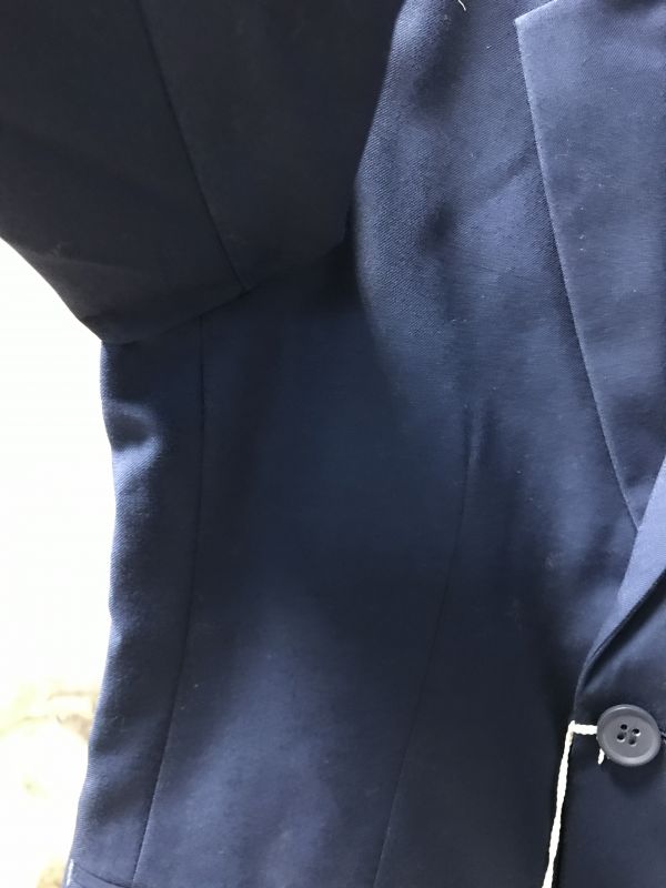 Blue Twill Suit Jacket