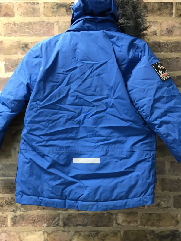 Blue Waterproof Winter Coat