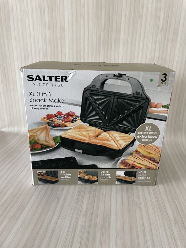 Salter XL 3 in 1 Snack Maker