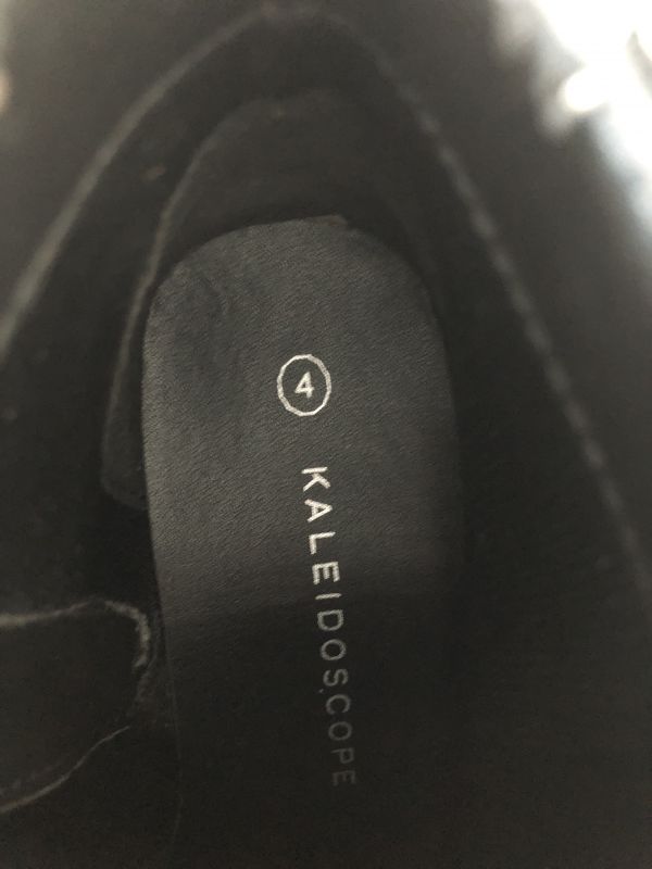 Kaleidoscope Black Faux Suede Shoe Boot