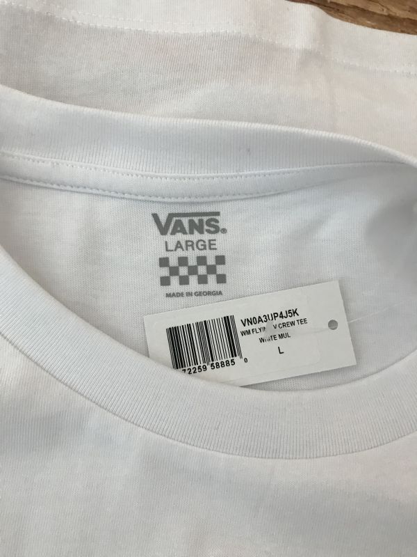 Vans Women's White Crew T-shirt - L