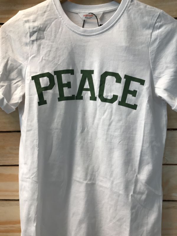 White 'Peace' T-Shirt