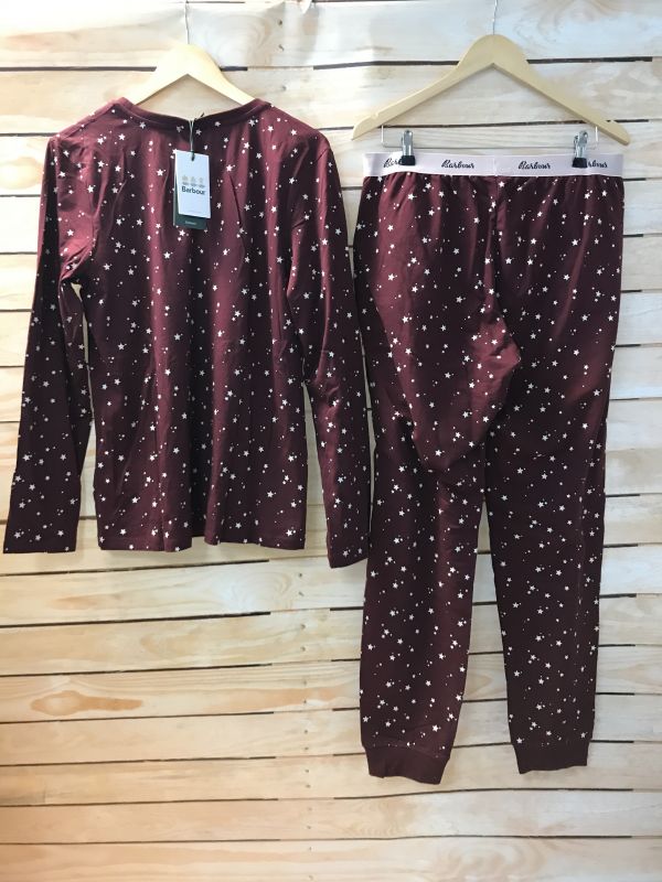 Barbour Starry Burgundy Pyjama's