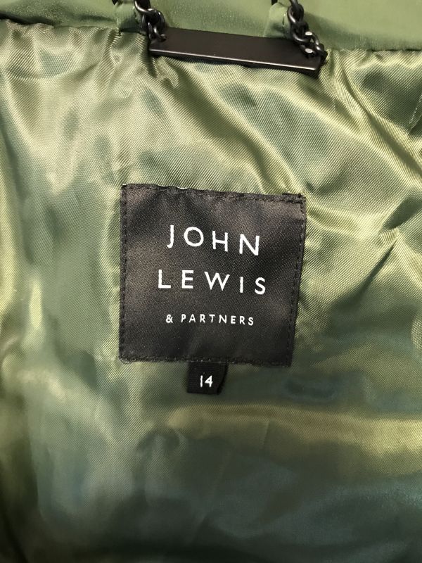 John Lewis Green Puffer Coat
