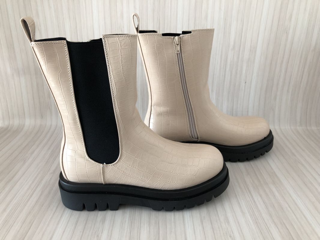Truffle Collection Taupe Ankle Boots