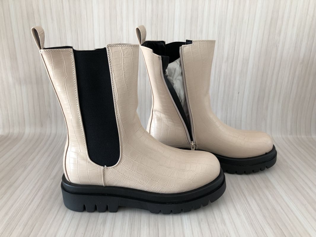 Truffle Collection Taupe Ankle Boots
