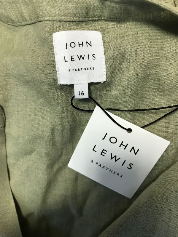 John lewis green linen dress