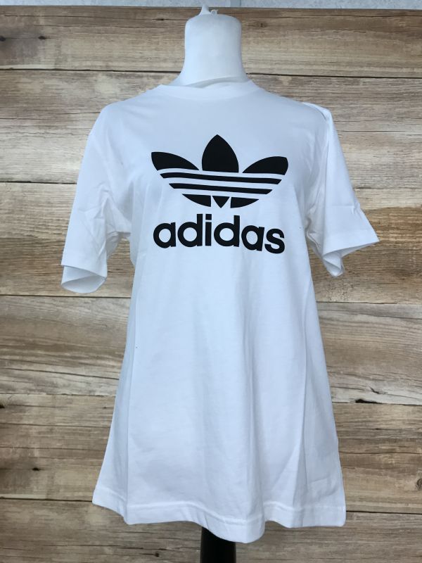 Men's White Adidas T-shirt - S