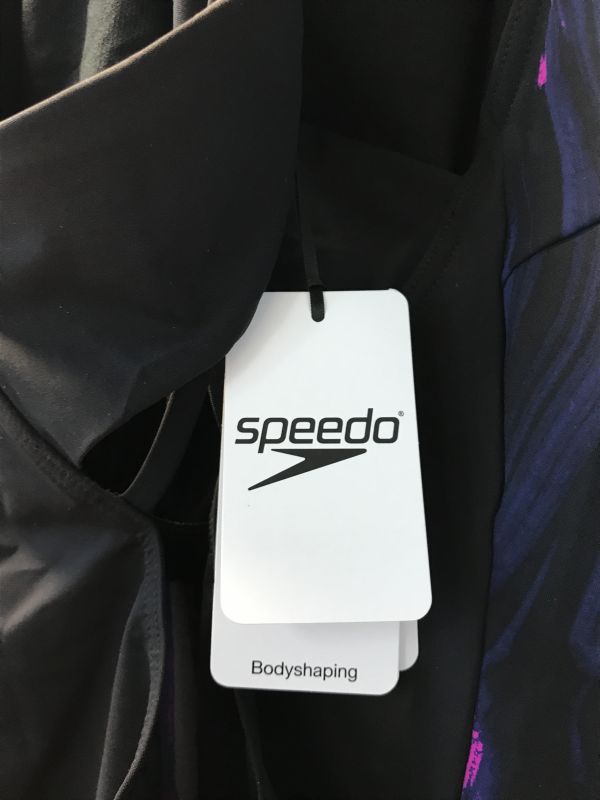 Speedo Black Logo Swimsuit