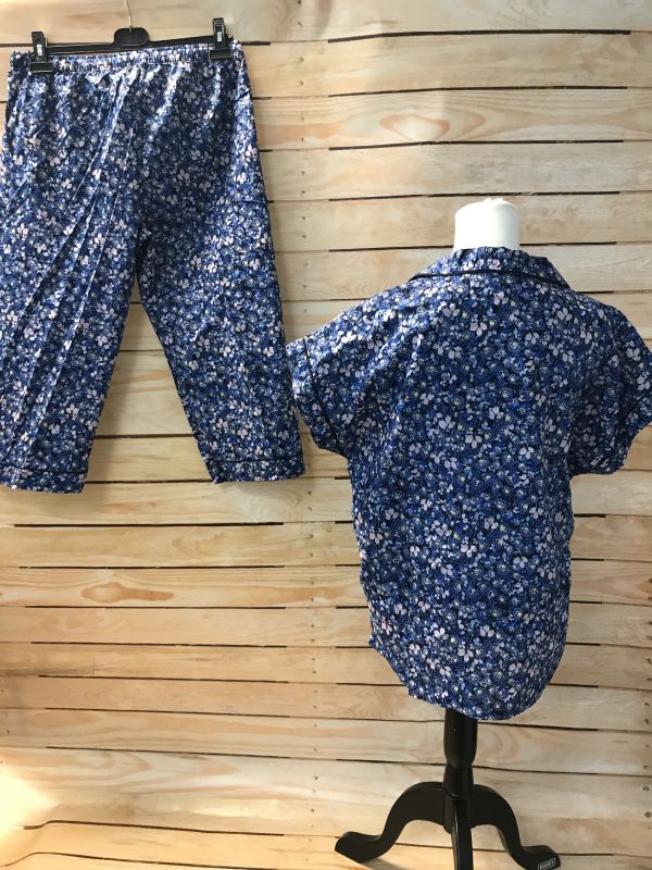 Blue Floral Pyjama's