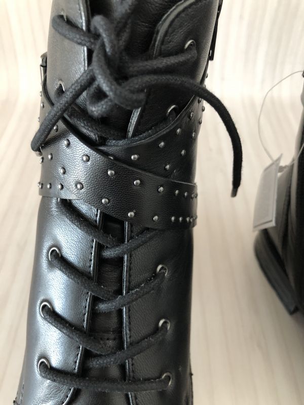 JD Williams Black Strap Detail Biker Boot