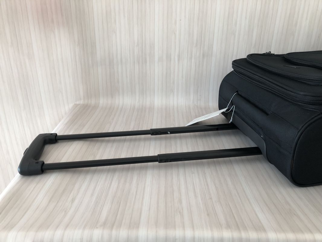John Lewis Black Expandable Cabin Suitcase