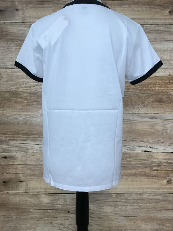 Levi's White T-Shirt with Black Contrast Edges