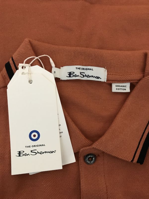 Ben Sherman Terracotta Orange Polo Shirt