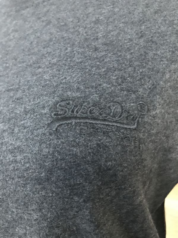 Superdry Grey Vintage Emblem Long Sleeve Top