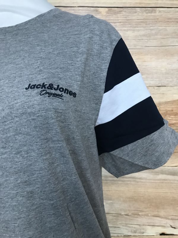 Jack & Jones Grey Short Sleeve T-Shirt