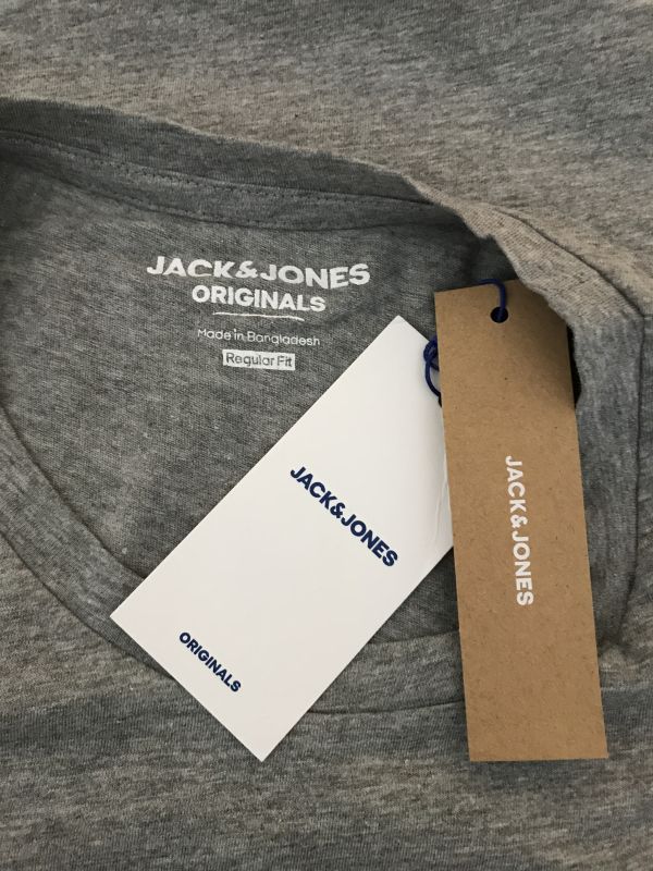 Jack & Jones Grey Short Sleeve T-Shirt
