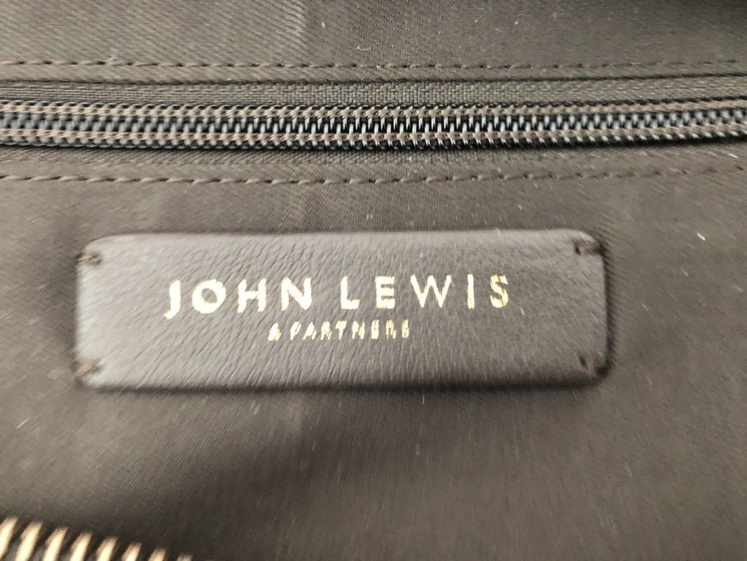John Lewis Brown Oxford Leather Holdall