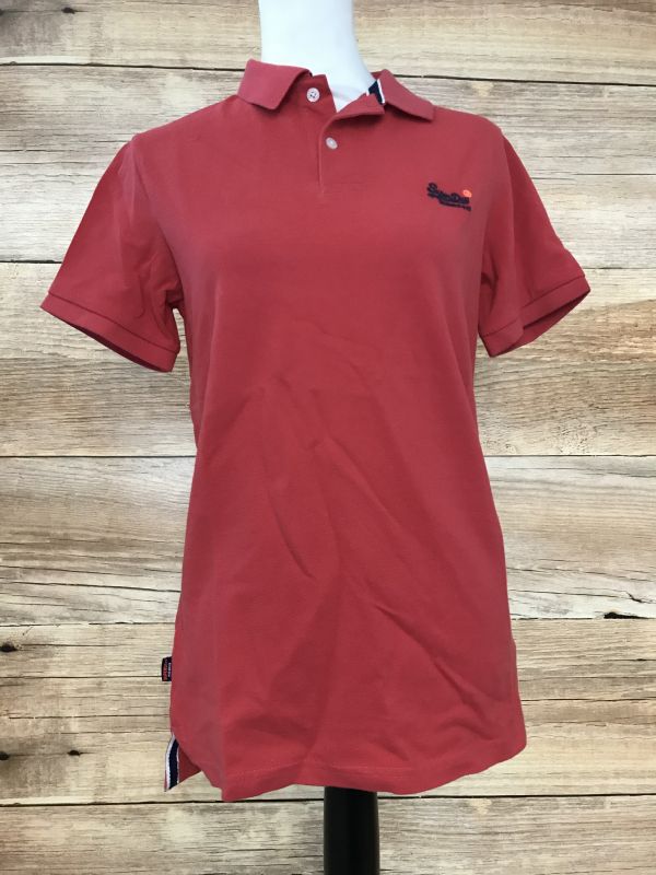 Superdry Red Grapefruit Twist Polo Shirt