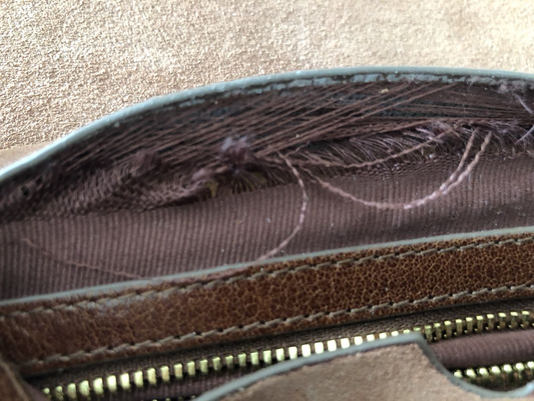 John Lewis Tan Leather Handbag