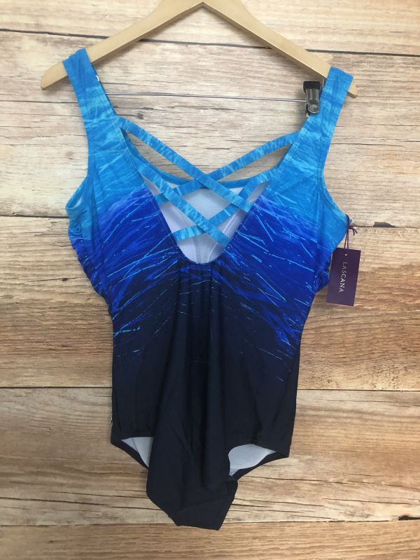 LASCANA Blue Print Swimsuit