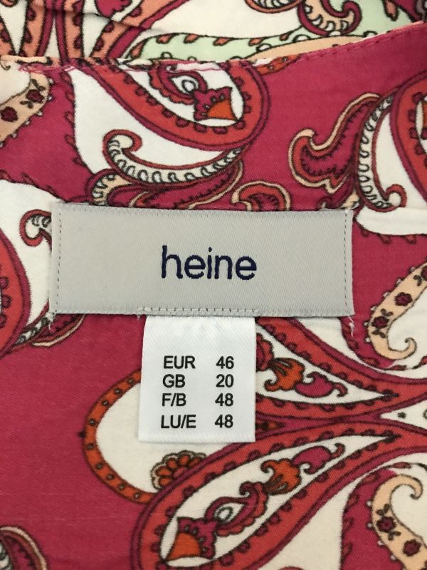 Heine Pink Multicoloured Sleeveless Top