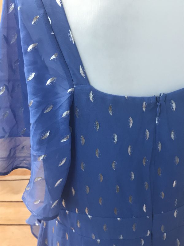 Foil Spot Maxi Dress