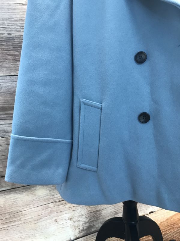 Duck egg blue coat