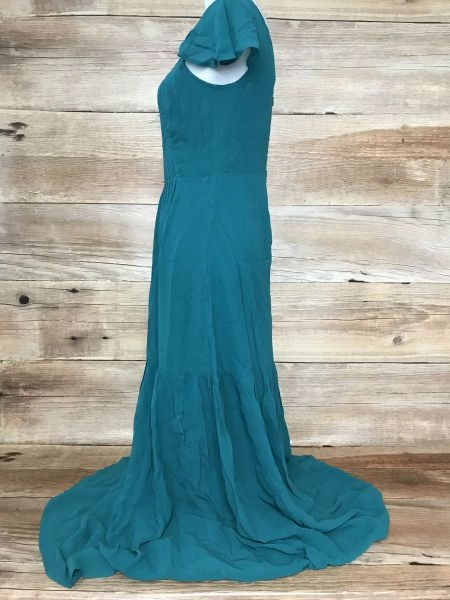 Phase Eight Teal Dauphine Maxi Dress