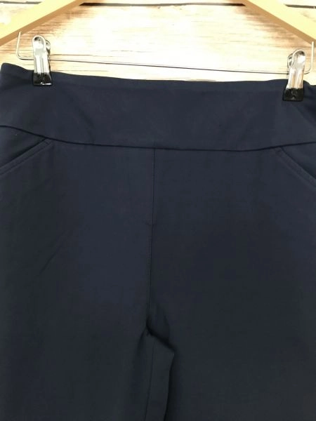 Kaleidoscope Navy Blue Comfort Fit Cropped Trousers