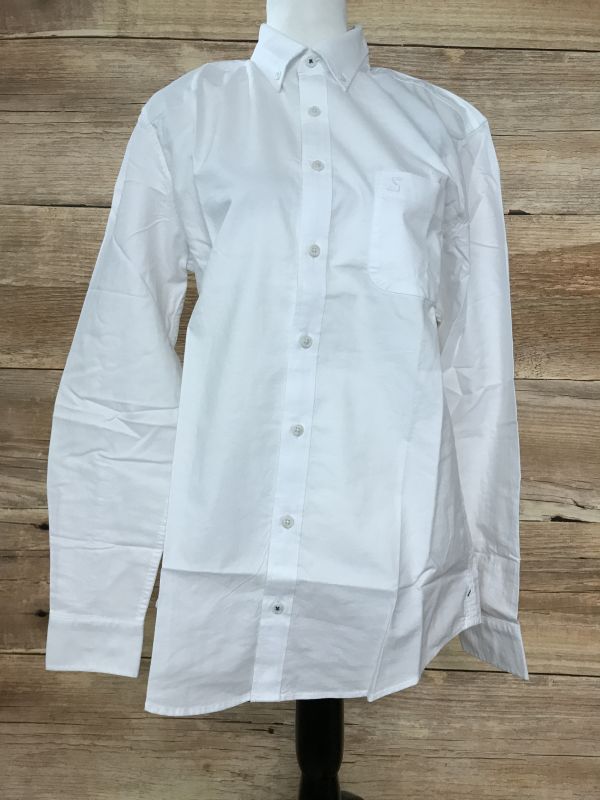 Joules White Long Sleeve Shirt