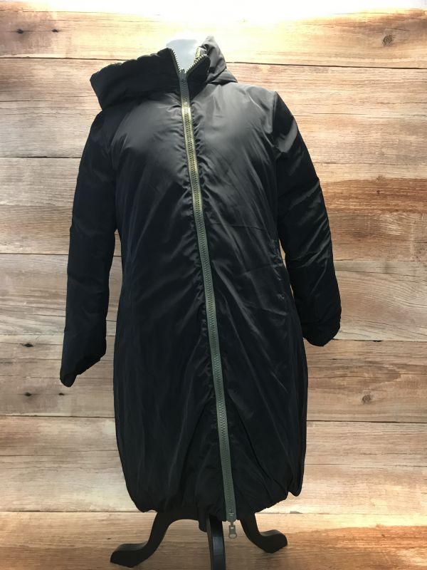 Khaki & Black Reversible Padded Coat