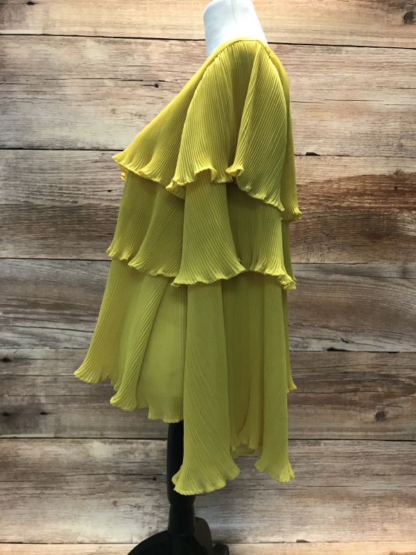 Yellow Frill Top