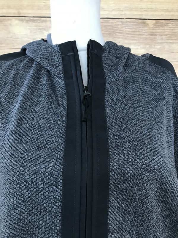 Polarino Grey Hooded Zip Up Jacket