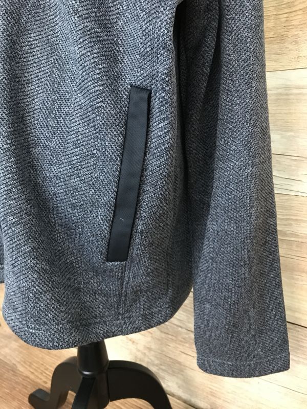 Polarino Grey Hooded Zip Up Jacket