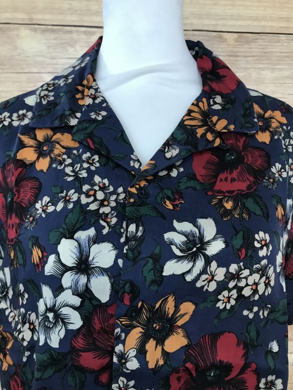 French Connection Navy Floral Shirt