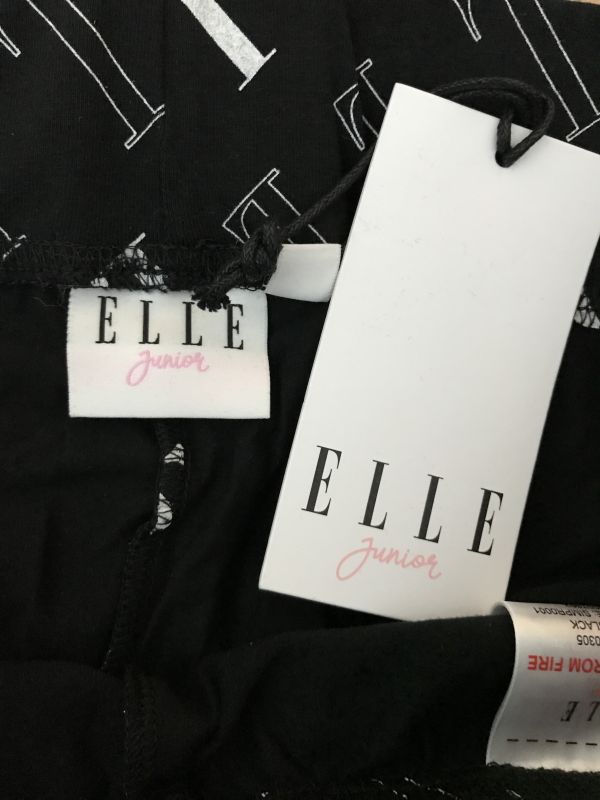 Elle Black Logo Leggings