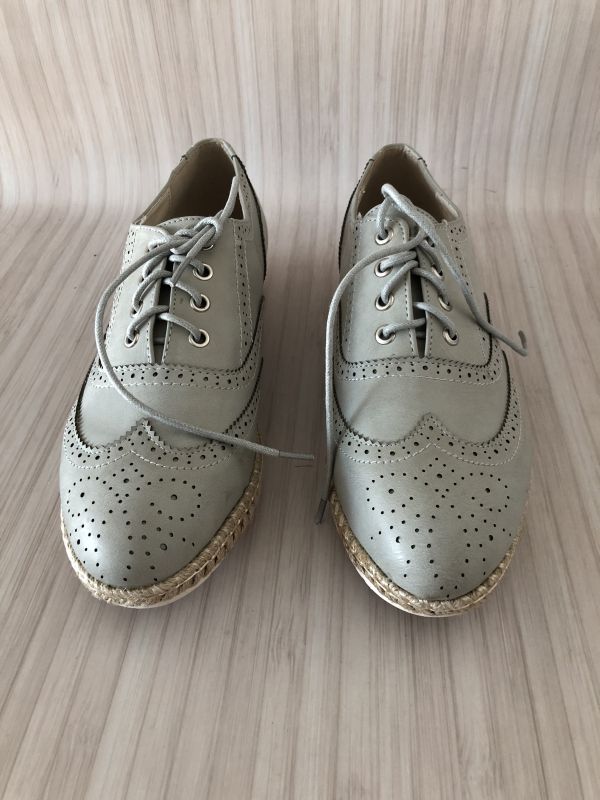 Spot On Silver Lace Up Shoes