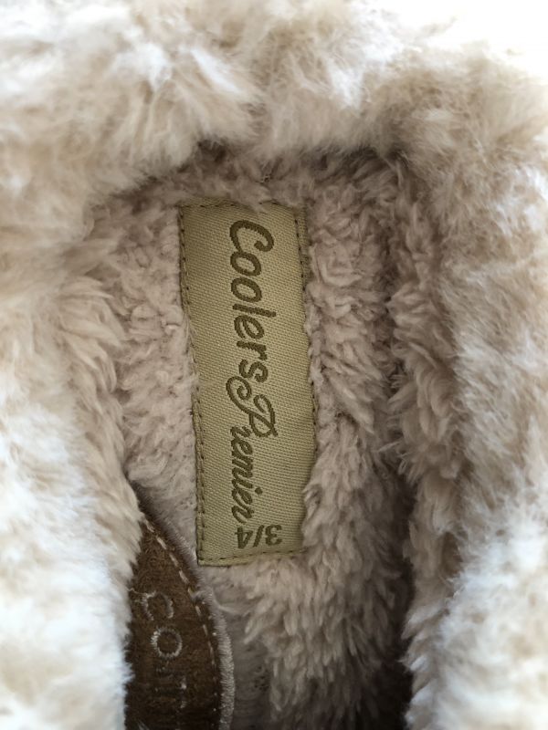 Coolers Premier Camel Furry Slippers