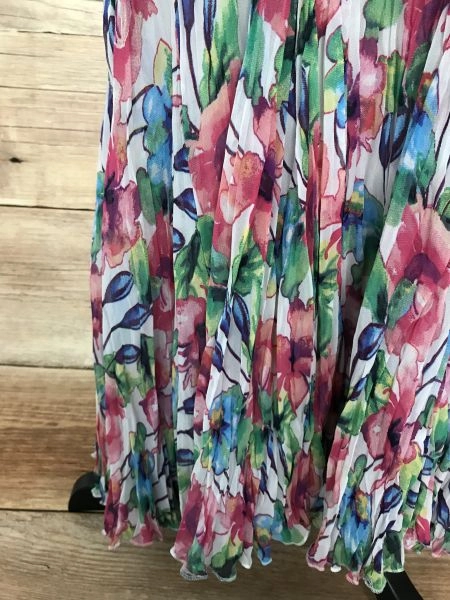 Kaleidoscope Multicolour Floral Print Crinkle Pleat Skirt