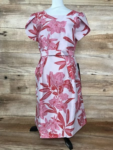 One by Kaleidoscope Pink Floral Stitched Dress