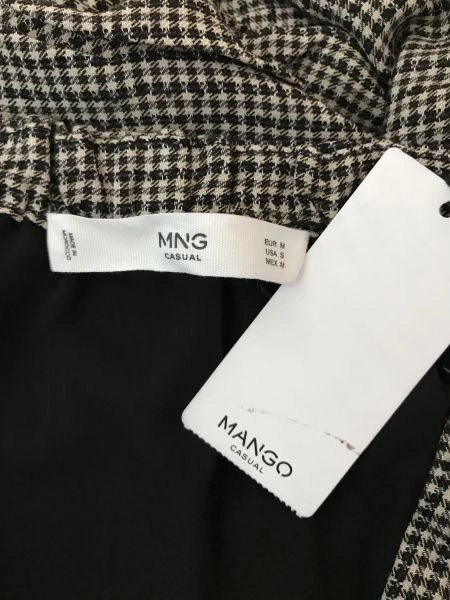 Mango Checked Wrap Style Skirt