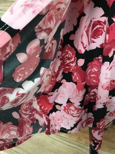 Together Pink Floral Wrap Style Dress