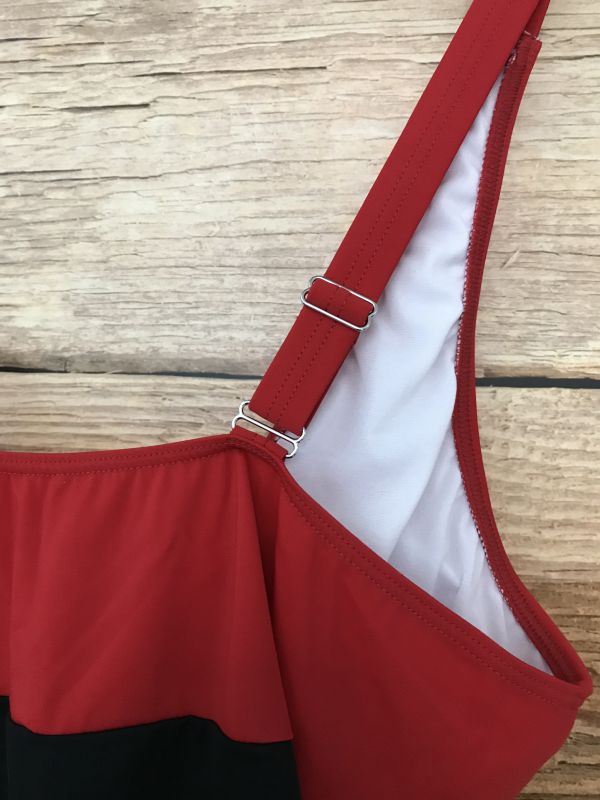 BPC Black and Red Swimsuit