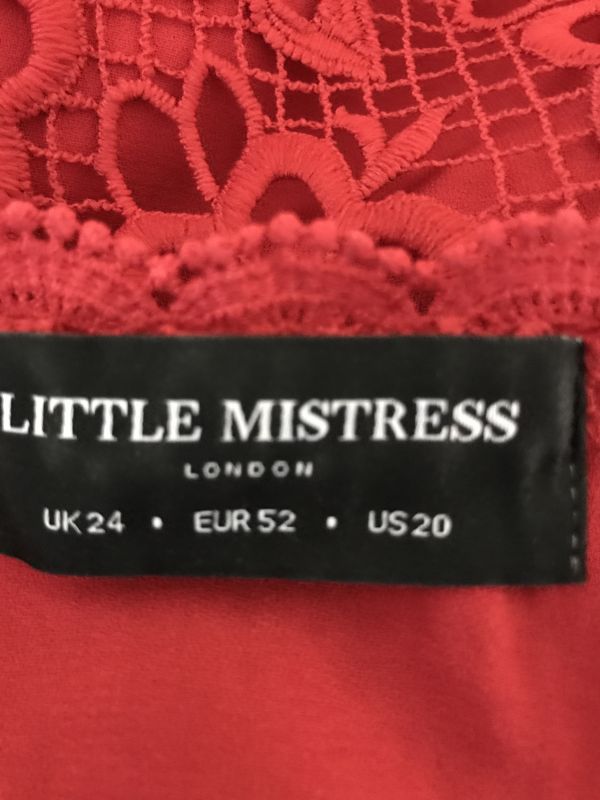 Little Mistress Red Lace Dress