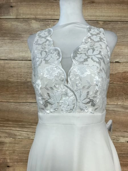 BonPrix Collection Ivory Wedding Dress with Lace Bodice