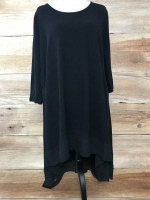 Evans Black Dress Midi Length Dress
