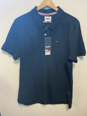 Black Tommy jeans polo