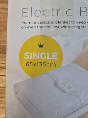 cosihome single electric blanket